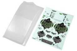 AX04027 | Axial Wraith Clear Unpainted Body Panels W/ Decal Sheet