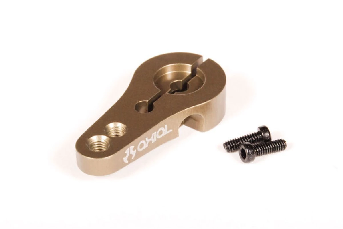 AX30835 | Axial Gold 6061-T6 Aluminium 24T Servo Horn 1 AX30835 | Axial Gold 6061-T6 Aluminium 24T Servo Horn
