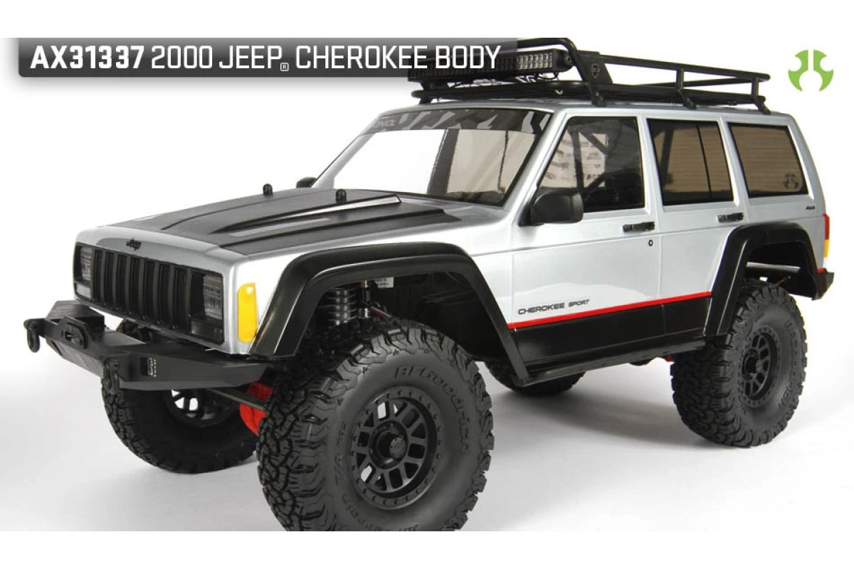 AX31337 | Axial 2000 Jeep Cherokee Clear Unpainted Body Shell W/ Decal Sheet 2 AX31337 | Axial 2000 Jeep Cherokee Clear Unpainted Body Shell W/ Decal Sheet - Image 2