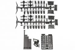 AX31465 | Axial SCX10 II Grey Aluminium Front Links Set