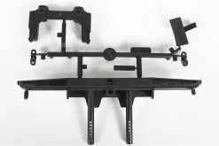 AX31537 | Axial SCX10 II Chassis Unlimited Rear Tube Bumper With Receiver Hitch