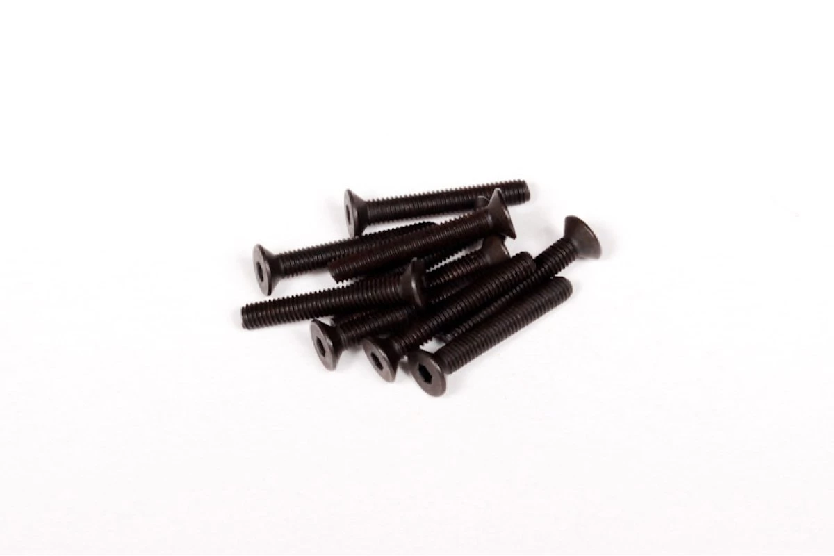 AXA149 | Axial 3x20mm Fine Thread Countersunk Head Screws 10Pcs 1 AXA149 | Axial 3x20mm Fine Thread Countersunk Head Screws 10Pcs