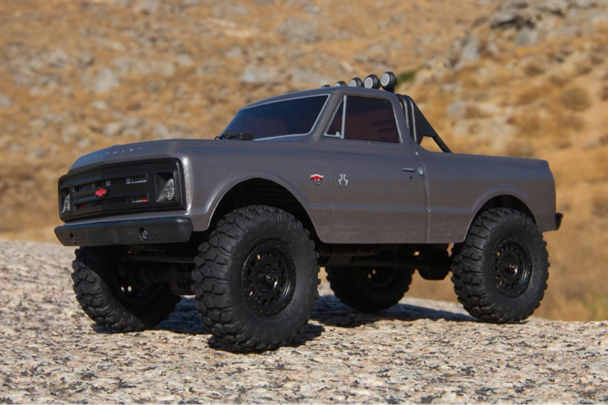 AXI00001T2 | Axial 1/24 SCX24 1967 Chevrolet C10 RTR RC Rock Crawler - Silver 14 AXI00001T2 | Axial 1/24 SCX24 1967 Chevrolet C10 RTR RC Rock Crawler - Silver - Image 14