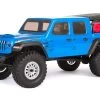 AXI00005T2 | Axial 1/24 SCX24 Jeep Gladiator 4WD RTR RC Rock Crawler - Blue