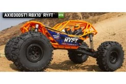 AXI03005T1 | Axial 1/10 RBX10 Ryft 4WD Electric Brushless Off Road RTR RC Rock Racer - Orange