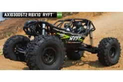 AXI03005T2 | Axial 1/10 RBX10 Ryft 4WD Electric Brushless Off Road RTR RC Rock Racer - Black