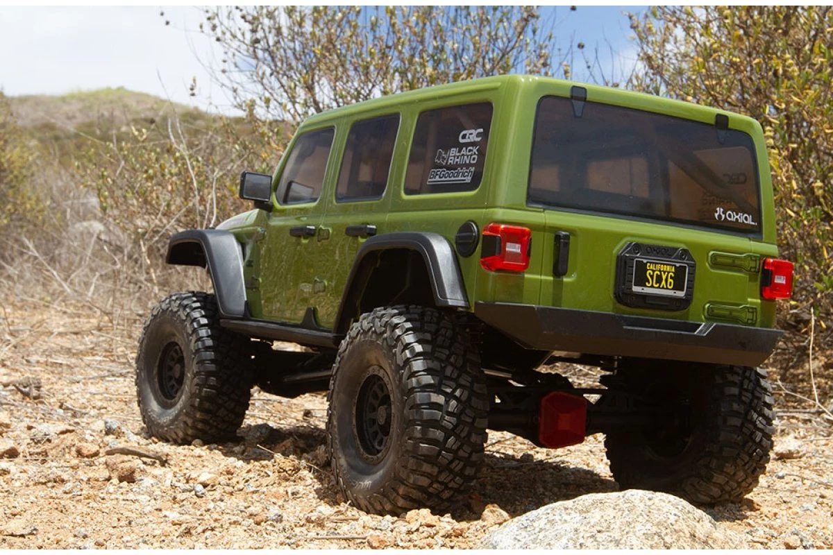 AXI05000T1 | Axial 1/6 SCX6 Jeep JLU Wrangler Electric Brushless RTR RC Rock Crawler - Green 5 AXI05000T1 | Axial 1/6 SCX6 Jeep JLU Wrangler Electric Brushless RTR RC Rock Crawler - Green - Image 5