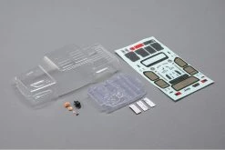 AXI200005 | Axial SCX24 Jeep JT Gladiator Unpainted Body Shell W/ Decal Sheet