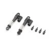 AXI204002 | Axial SCX24 Jeep Gladiator Aluminium Rear 0.4mm Piggy Back Shock Set 2Pcs