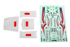 AXI230012 | Axial Capra Body Panels Clear Unpainted W/ Decal Sheet