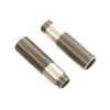 AXI233011 | Axial Gunmetal Aluminum 11x38mm Threaded Shock Body 2Pcs