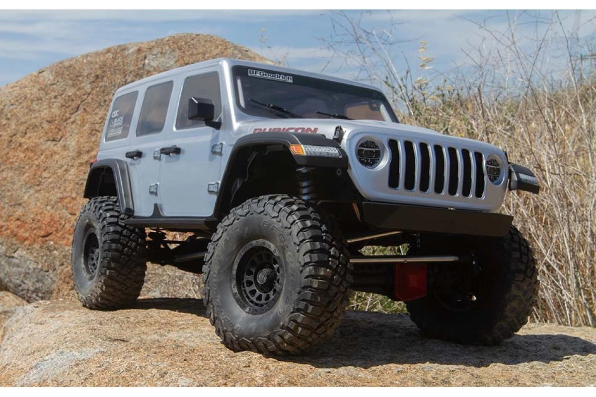 AXI05000T2 | Axial 1/6 SCX6 Jeep JLU Wrangler Electric Brushless RTR RC Rock Crawler - Silver 5 AXI05000T2 | Axial 1/6 SCX6 Jeep JLU Wrangler Electric Brushless RTR RC Rock Crawler - Silver - Image 5