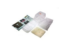 AXI230026 | Axial 1/10 SCX10 III Jeep JT Gladiator Clear Unpainted Body Shell W/ Decal Sheet