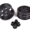 AX31094 | Axial 1.9" Black Rock CRC Black Rims 2Pcs