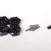 AX30427 | Axial 12mm Black Aluminium Wheel Hexes (Narrow) W/ Axle Pins 4Pcs