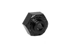 AX30429 | Axial 12mm Black Aluminium Wheel Hexes W/ Axle Pins 4Pcs