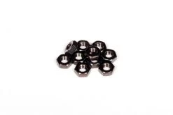 AXA1040 | Axial 3mm Black Thin Nuts 10Pcs