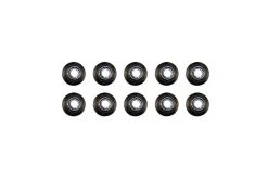 AXA1045 | Axial 4mm Black Flanged Nyloc Nuts 10Pcs
