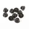 AX31250 | Axial 4mm Black Flanged Nyloc Serrated Nuts 10Pcs