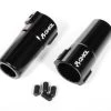 AX30789 | Axial Black Aluminium AR60 OCP Straight Axle Hub Carrier 2Pcs