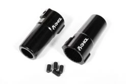 AX30789 | Axial Black Aluminium AR60 OCP Straight Axle Hub Carrier 2Pcs