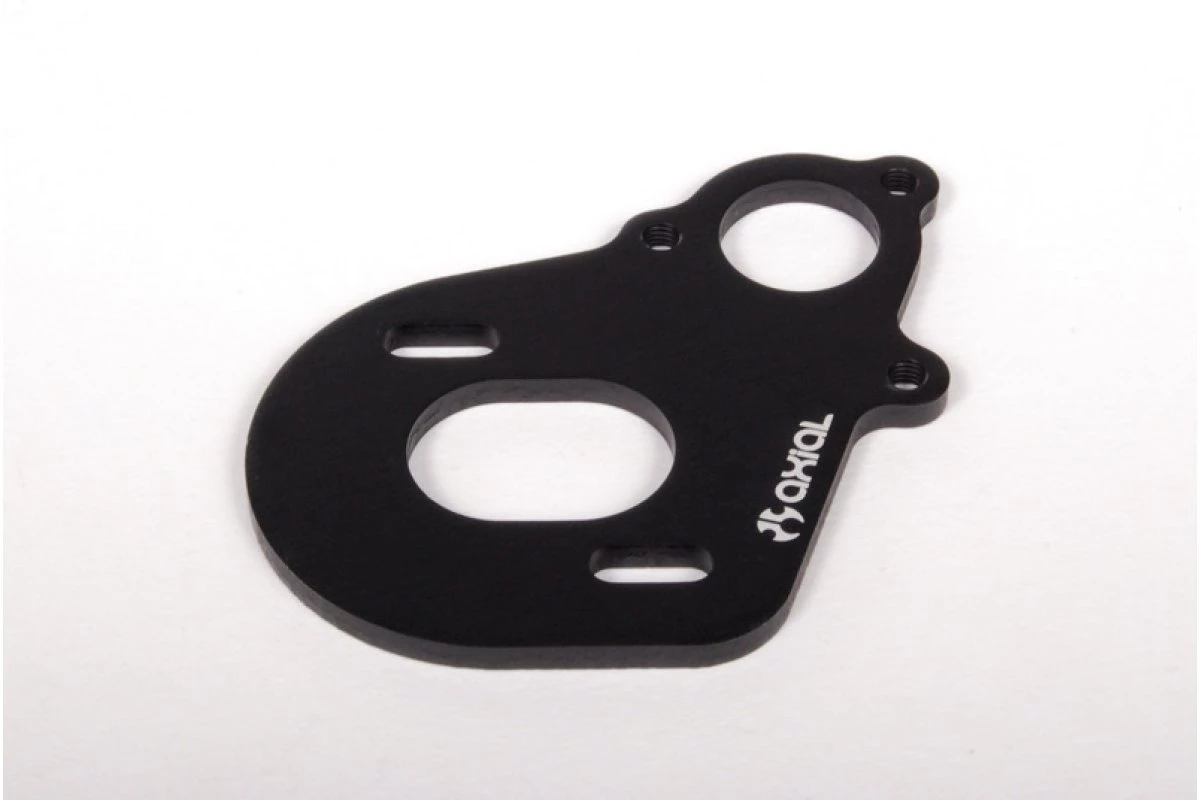 AX30491 | Axial Black Aluminium AX10 Motor Mount Plate 1 AX30491 | Axial Black Aluminium AX10 Motor Mount Plate
