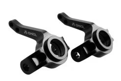 AX30496 | Axial Black Aluminium Steering Hubs (Knuckles) 2Pcs