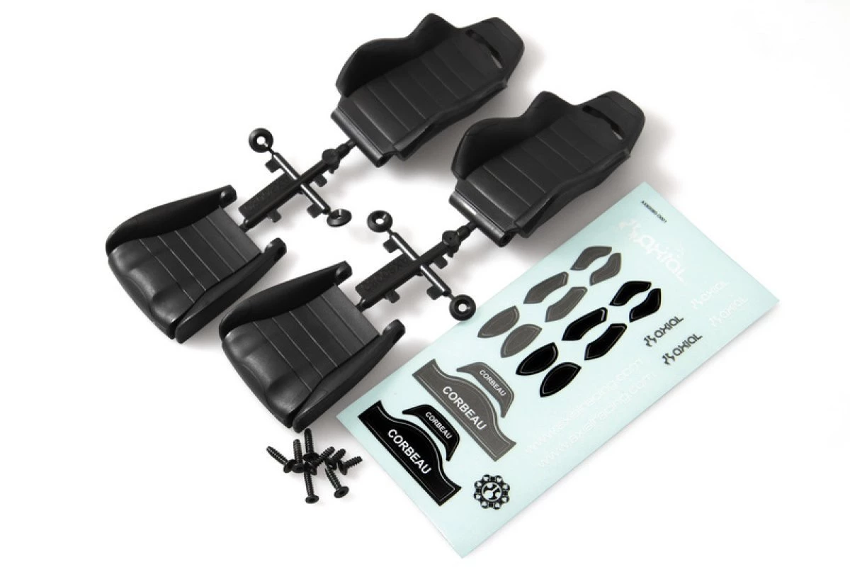 AX80090 | Axial Corbeau LG1 Seats Black 2Pcs 1 AX80090 | Axial Corbeau LG1 Seats Black 2Pcs