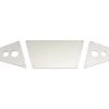 AX30530 | Axial Silver Aluminium Front Skid Plates (for Tube Style Bumper) 3Pcs